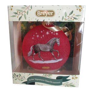 Breyer 2021 Artist Signature Holiday Ornament Thoroughbred and Warmblood